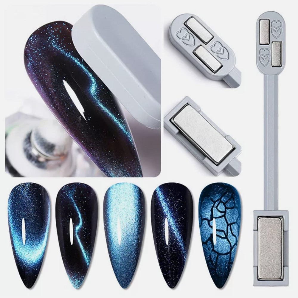 Двоен магнит за S-образна форма и двойна линия