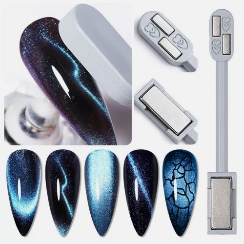 Двоен магнит за S-образна форма и двойна линия