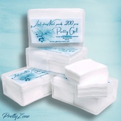 Супер меки безвлакнести тампони за маникюр Pretty – 200 бр.