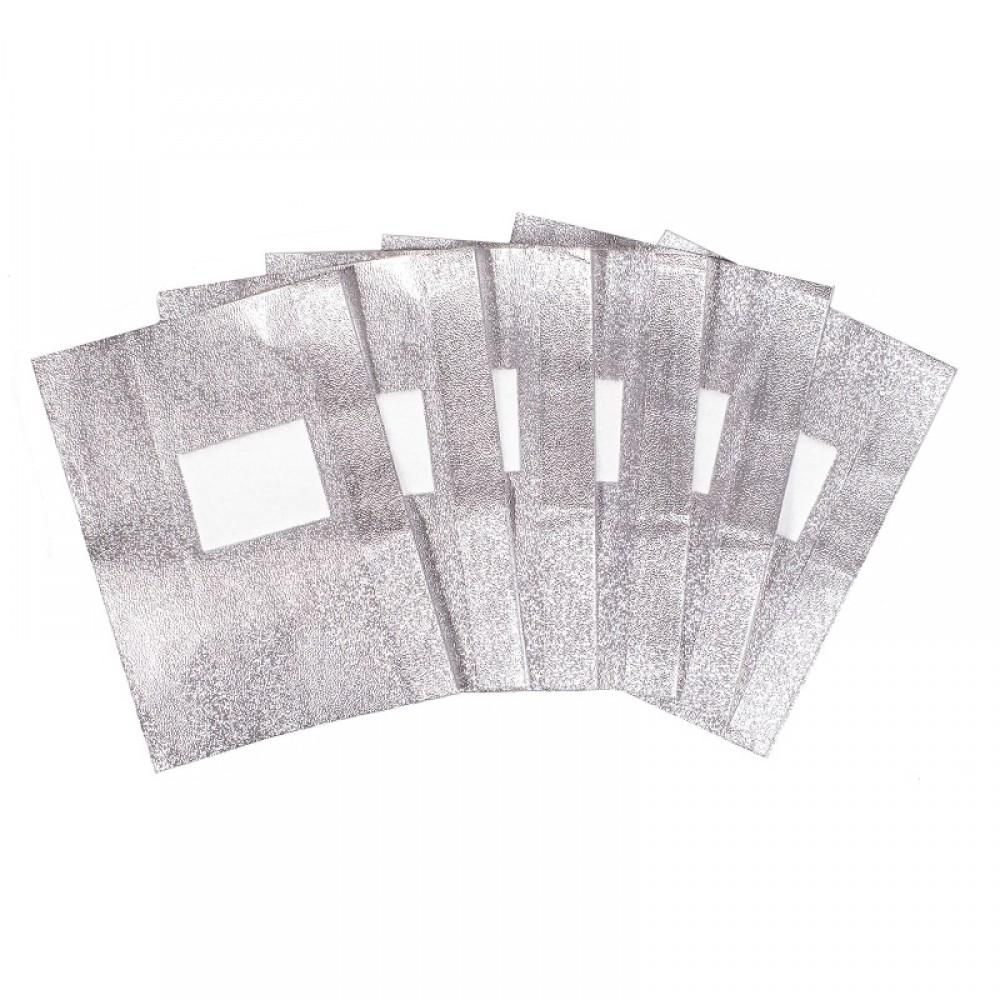 100 бр. Фолио за премахване на гел лак с тампон Зелена кутия