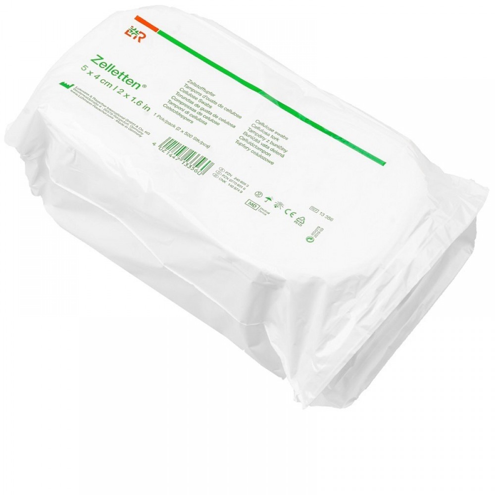 Еднократни тампони - 2 ролки с 500 бр. тампончета Еднократни тампони - 2 ролки с 500 бр. тампончета