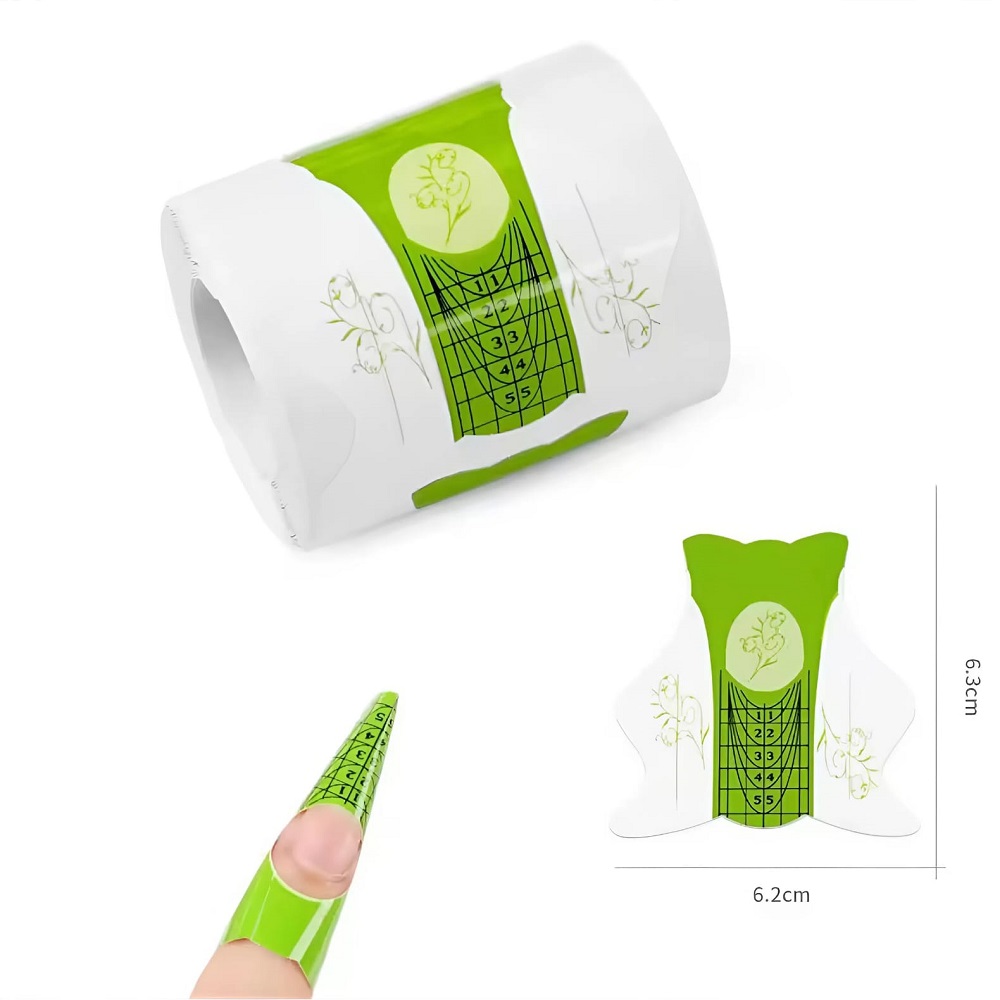 100бр Форми за изграждане на маникюр № 022 Бамбук 100бр Форми за изграждане на маникюр № 022 Бамбук