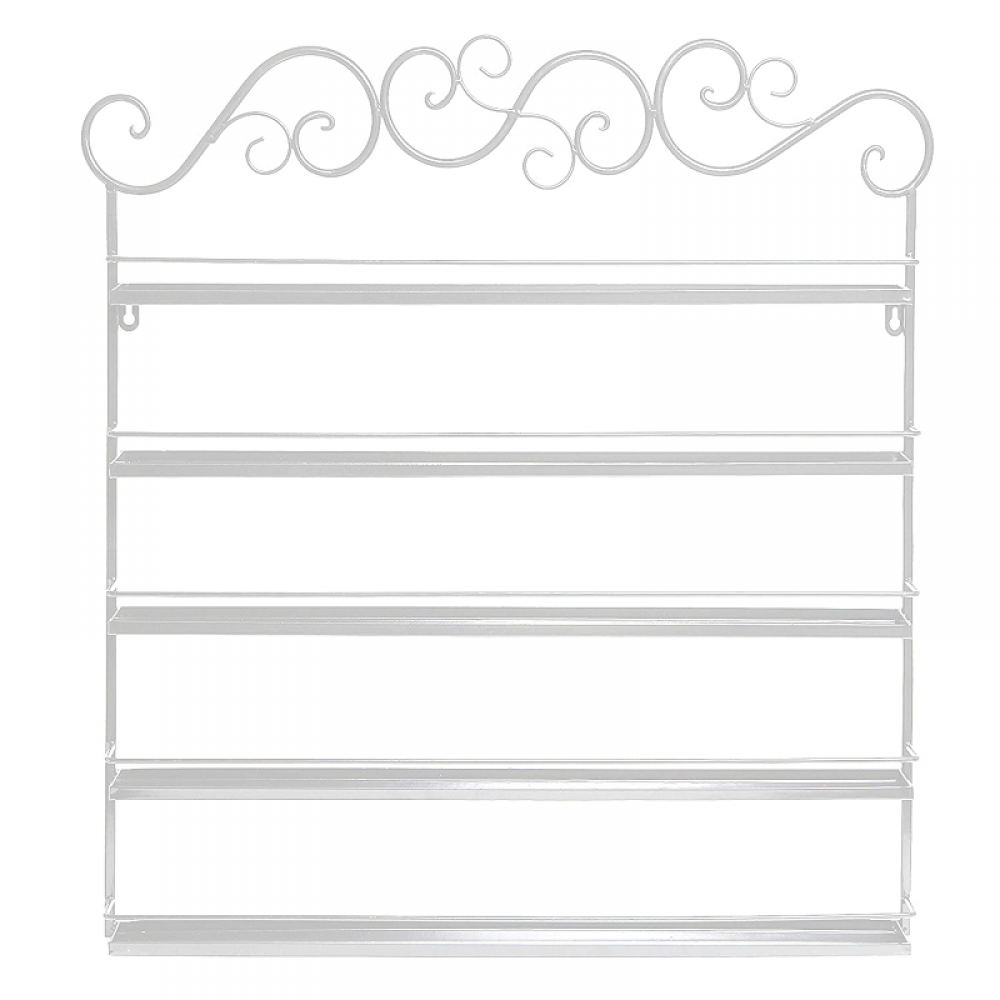 Мострена поставка за лакове - бяла