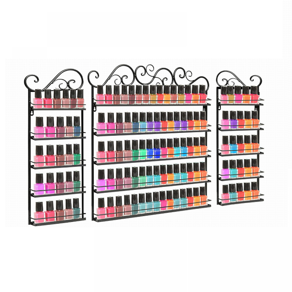 Мострена поставка за лакове - черна