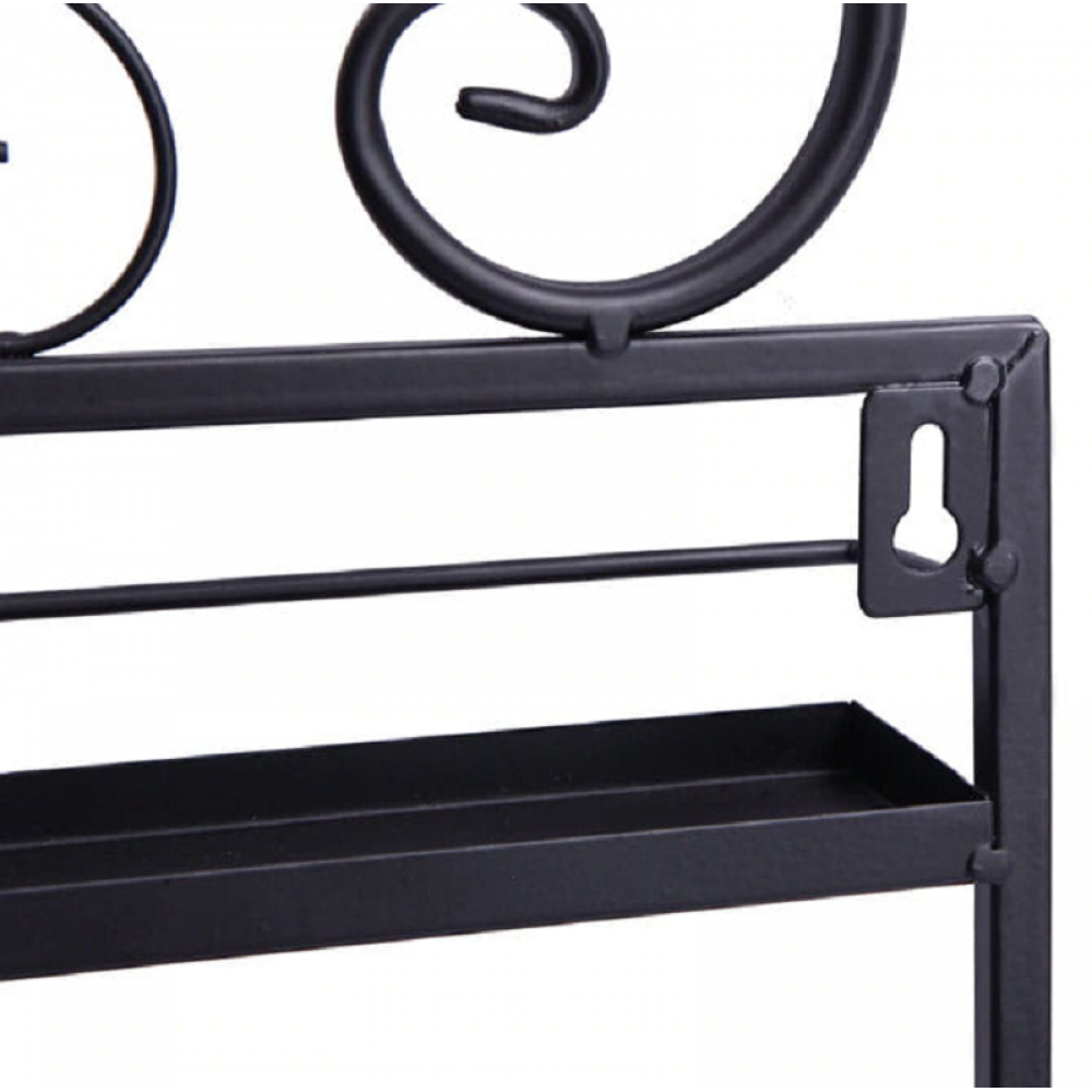 Мострена поставка за лакове - черна