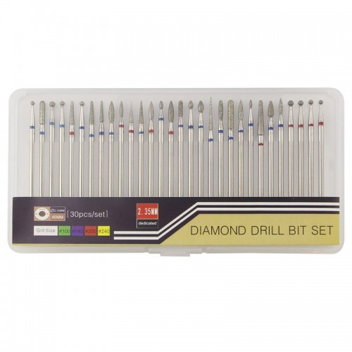 Сет 30 броя диамантени накрайници за ел.пила