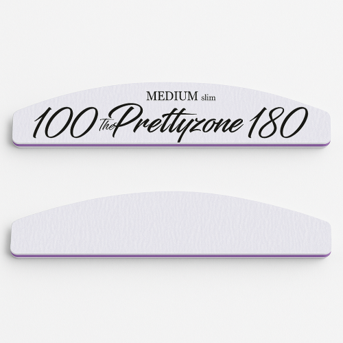 10 бр Лукс пила луна Prettyzone MEDIUM 100/180