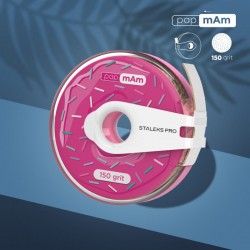Бяла, абразивна лентна-пила ЦИКЛАМЕНА Поничка, #150, 1 ролка=80 пили ATC-150W
