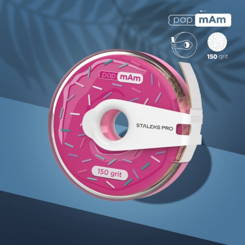 Бяла, абразивна лентна-пила ЦИКЛАМЕНА Поничка, #150, 1 ролка=80 пили ATC-150W