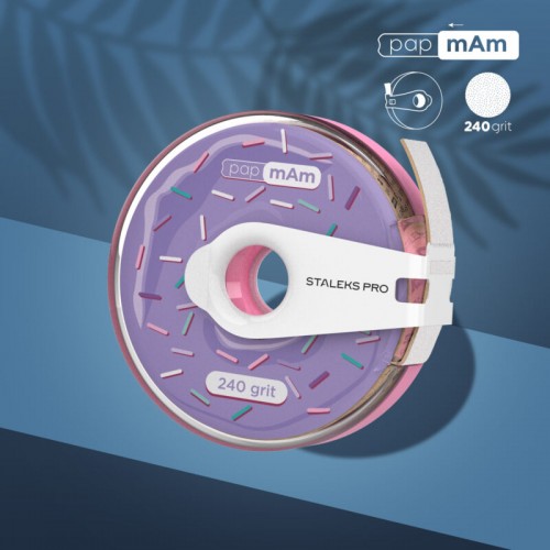 Бяла, абразивна лентна-пила ЛИЛАВА Поничка, #240, 1 ролка=80 пили