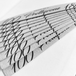 Премиум Тънка пила за маникюр - Prettyzone Slim 100/180-foto5