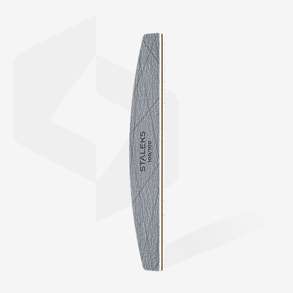 NEW Минерална пила луна Staleks Smart 40, грит 100/100 - NFS-40-100/100-25