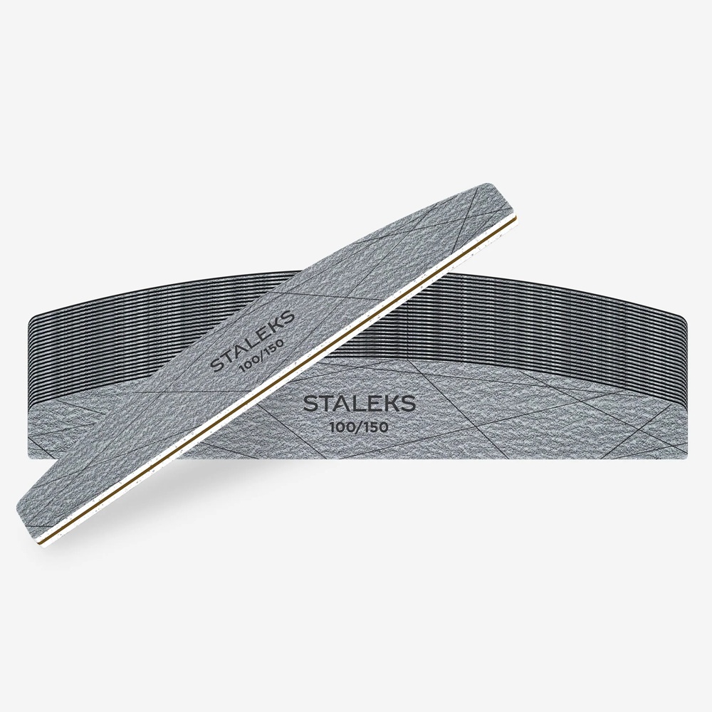 NEW Минерална пила луна Staleks Smart 40, грит 100/150 - NFS-40-100/150-25
