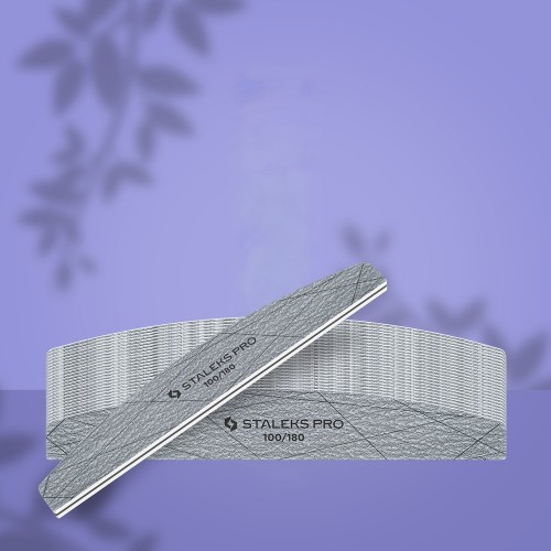 NEW Минерална пила луна Staleks Smart 40, грит 100/180 - NFS-40-100/180-25