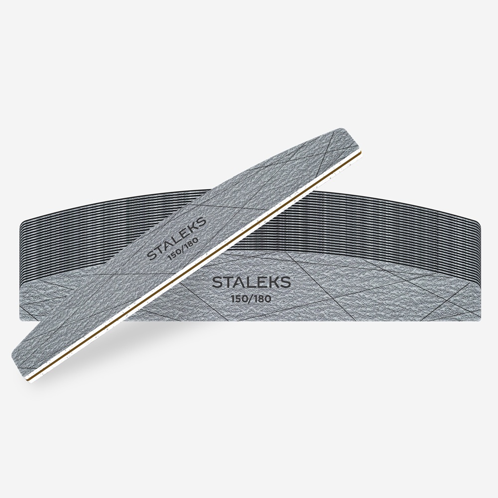 NEW Минерална пила луна Staleks Smart 40, грит 150/180 - NFS-40-150/180-25