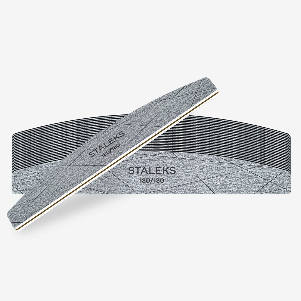 NEW Минерална пила луна Staleks Smart 40, грит 180/180 - NFS-40-180/180-25