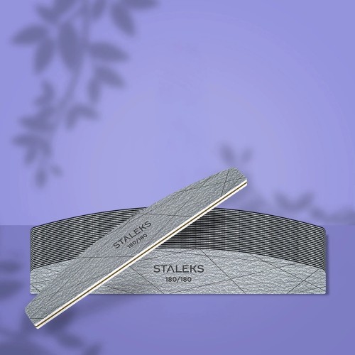 NEW Минерална пила луна Staleks Smart 40, грит 180/180 - NFS-40-180/180-25