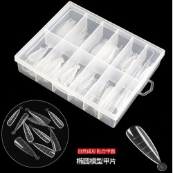 Комплект от 120 накрайника Stiletto  за многократна употреба, за полигел и гел-foto2