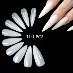 Типсове за нокти - Stiletto 100 бр в кутия-foto2