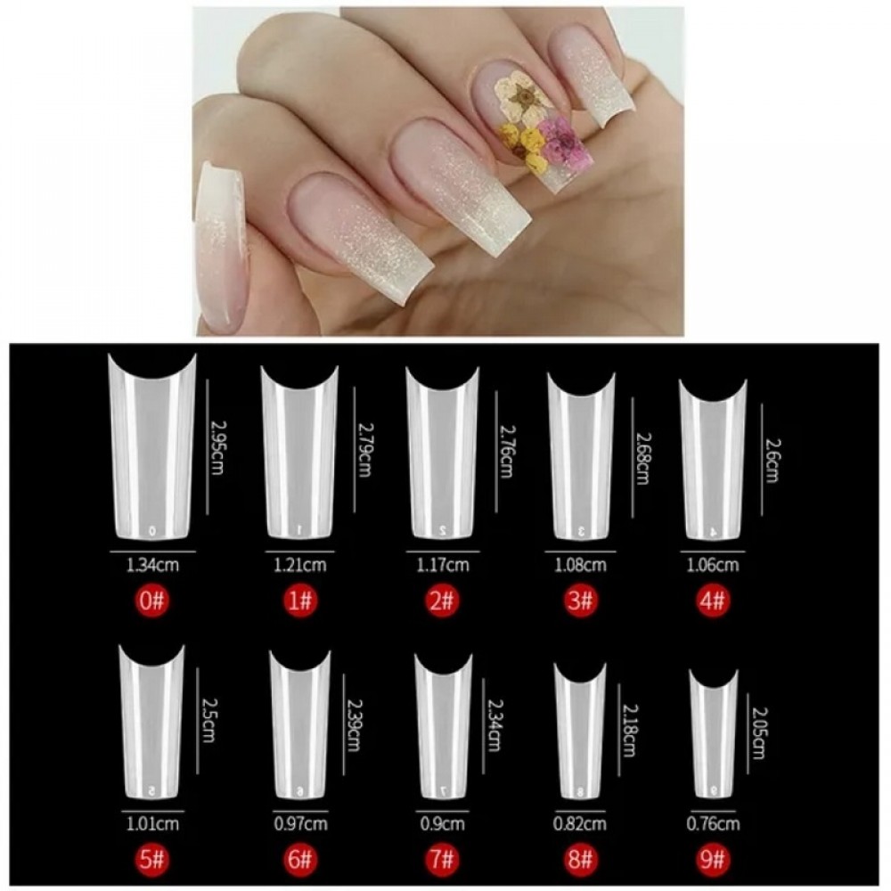 Типсове 100 броя в кутия без прагче