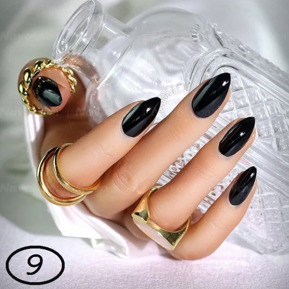 Огледални Цветни Удължители за нокти - 12бр.+ лепило в туба Огледални Цветни Удължители за нокти - 12бр.+ лепило в туба