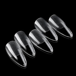 Типсове "Бадем" мат и кристал 100 бр в кутия-foto2