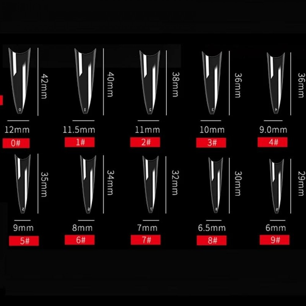 Супер остри ТИПСОВЕ 500бр в кутия