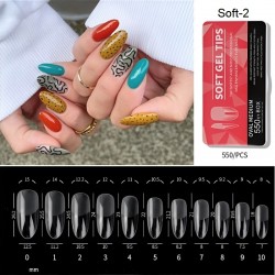 Гел Удължители (типсове) прозрачни 20 модела Изберете-foto4