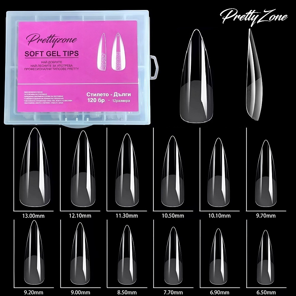 Гел Типсове Soft-Pretty 120бр. Гел Типсове Soft-Pretty 120бр.