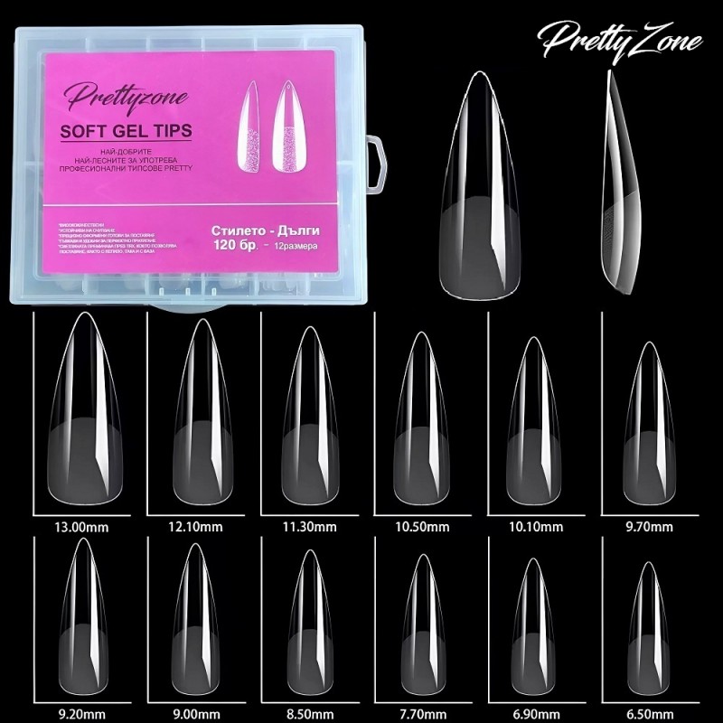 Гел Типсове Soft-Pretty 120бр. 