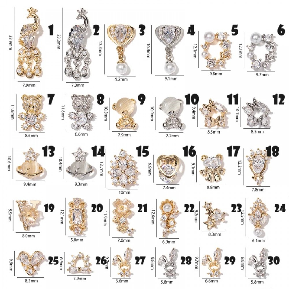 Лукс бижута за нокти Лукс бижута за нокти