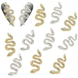 Декорация бижута за нокти Змия-foto4