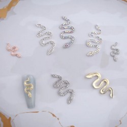 Декорация бижута за нокти Змия-foto3