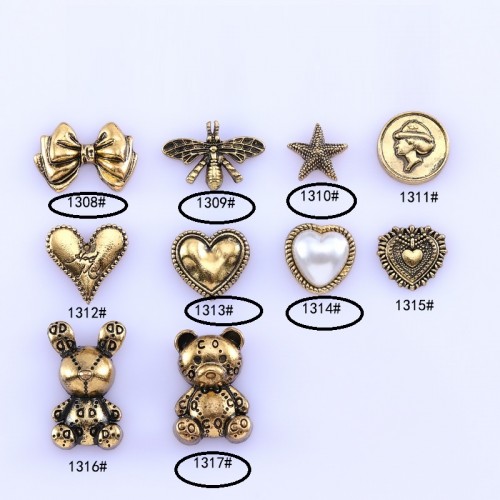 Декорация бижута за нокти Медени играчки