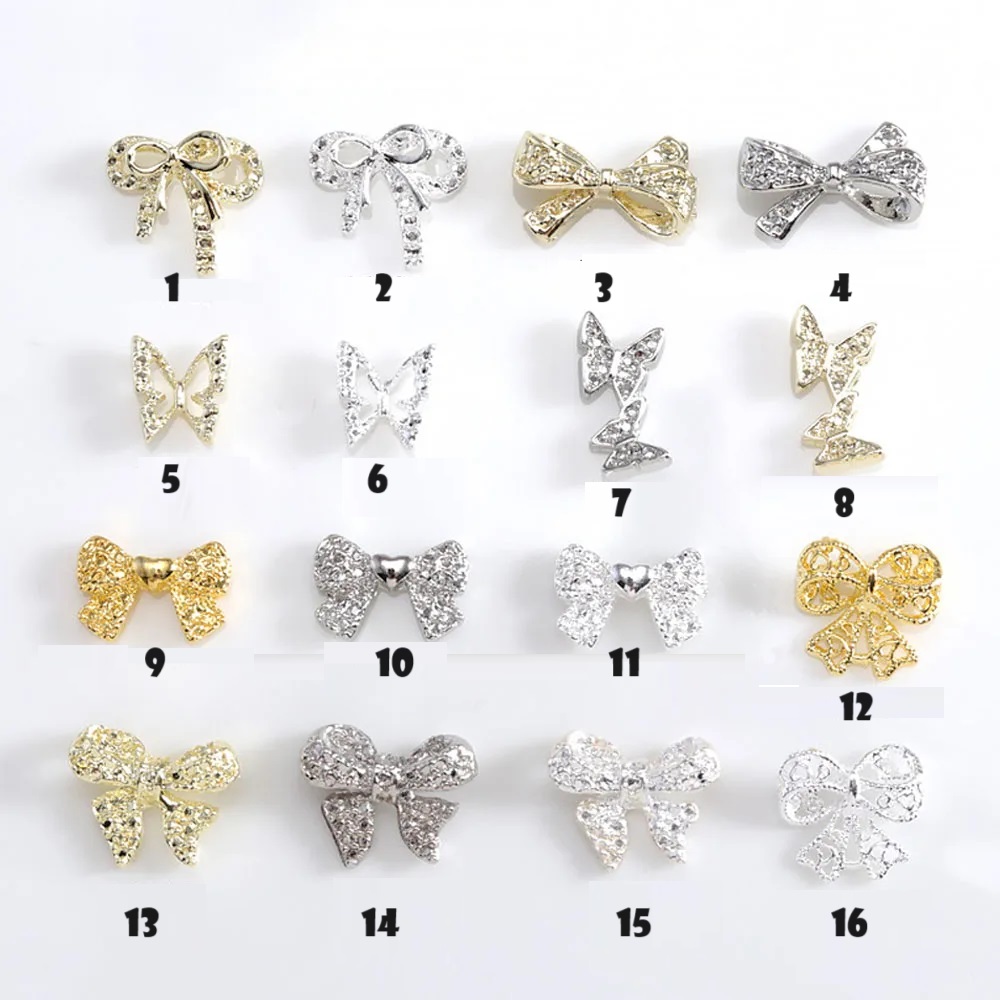 Декорация бижута за нокти Пеперуди и Панделки Декорация бижута за нокти Пеперуди и Панделки