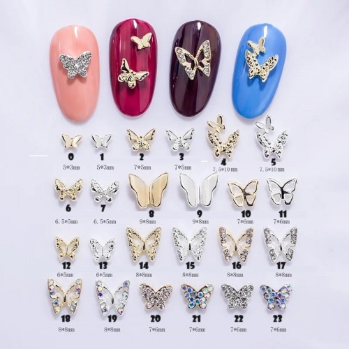 Декорация бижута за нокти Пеперуди