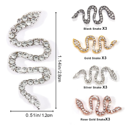 Декорация бижута за нокти Змия