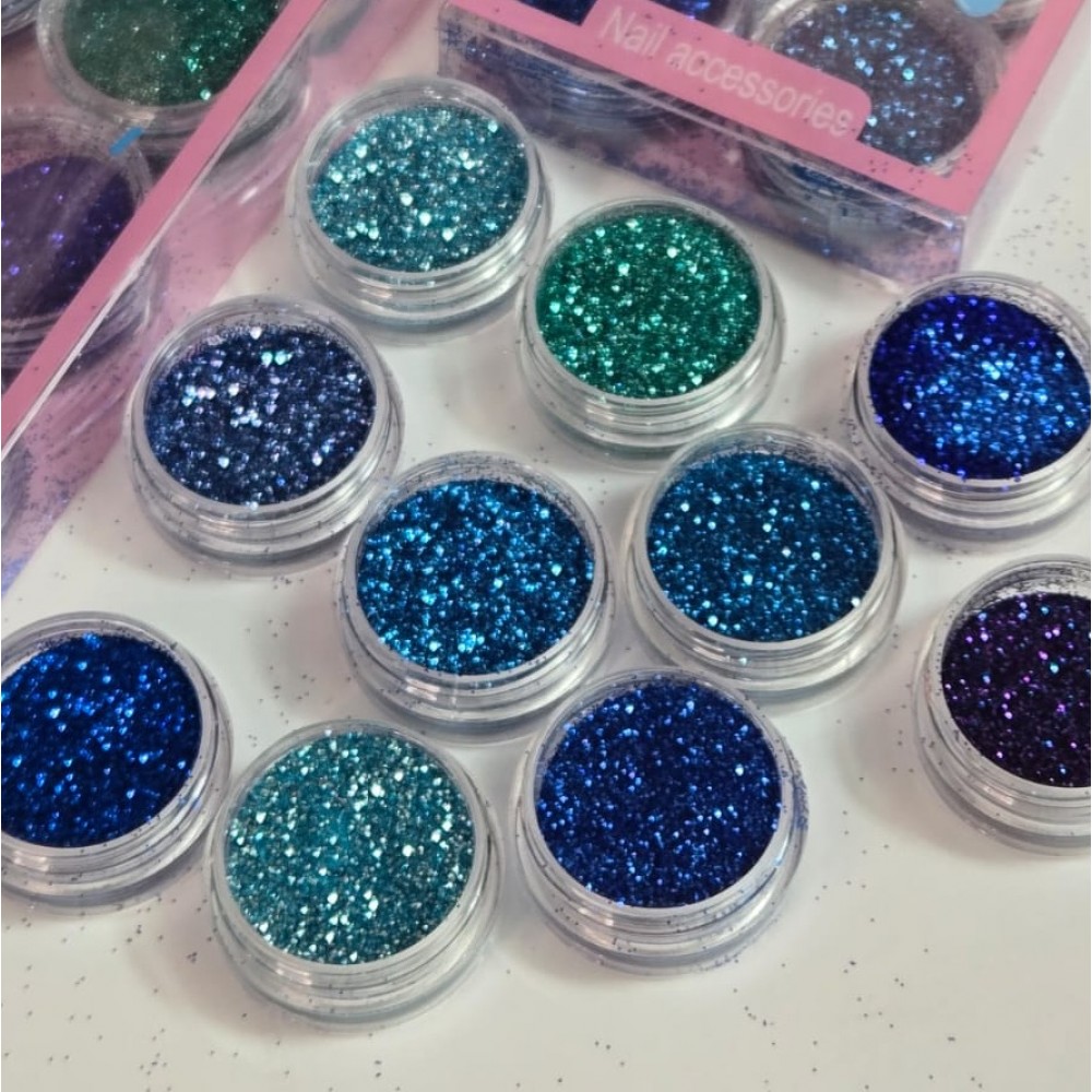 10 модела Декорации за маникюр в синьо 10 модела Декорации за маникюр в синьо