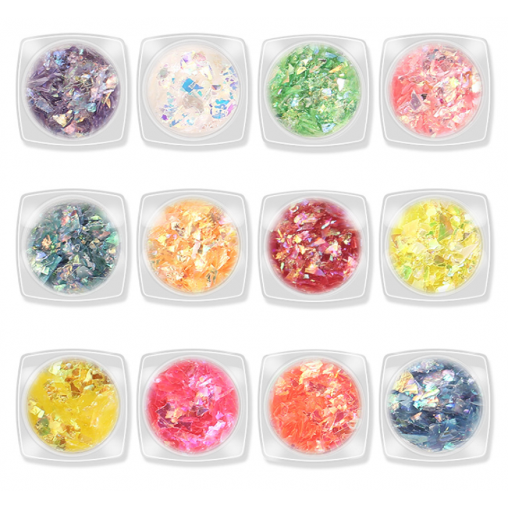 Стъклена хартия 12 цвята