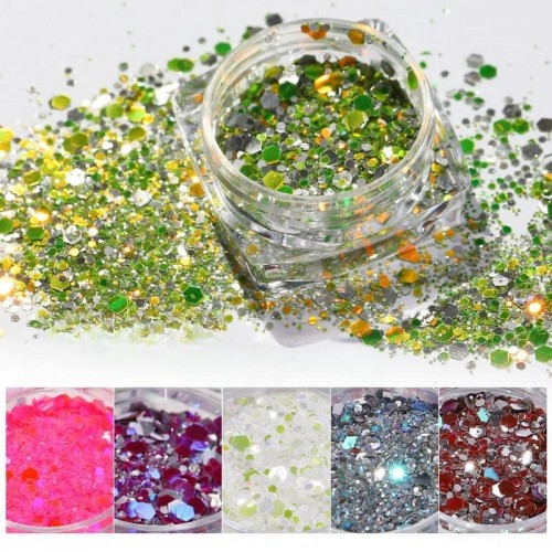 Сет 6 бр. Брокат-МИКС цветове