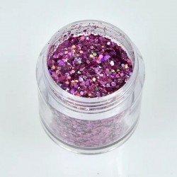 Брокат Пепелно-розова Холограма 10 гр.-foto4