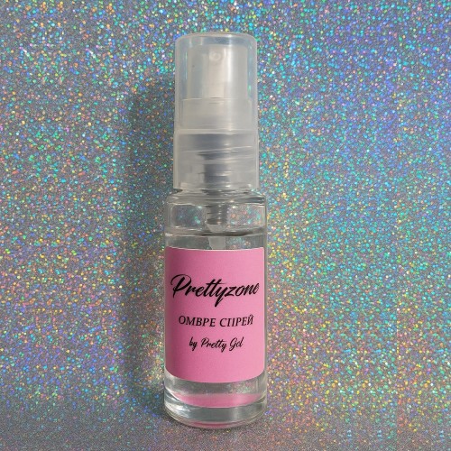 Брокатен спрей за омбре ефект и декорация - Холограмно сребро