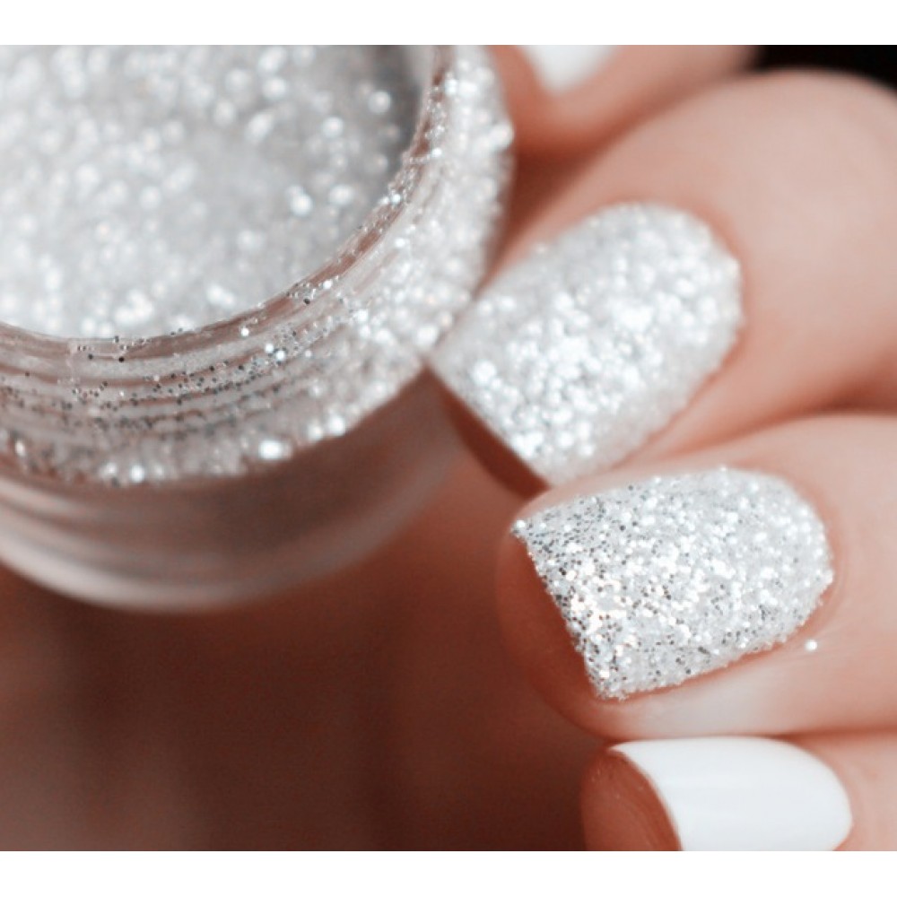 Празничен бял брокат Празничен бял брокат