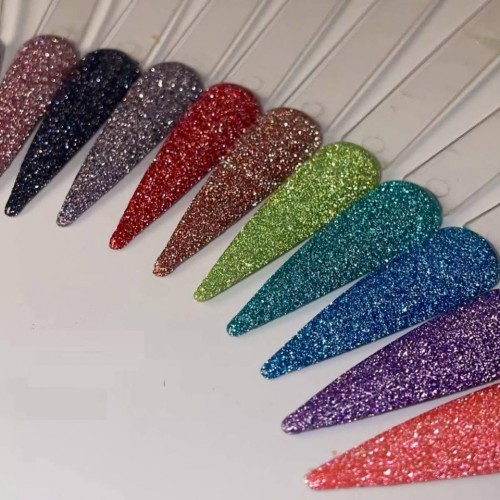 12 цвята ситен брокат