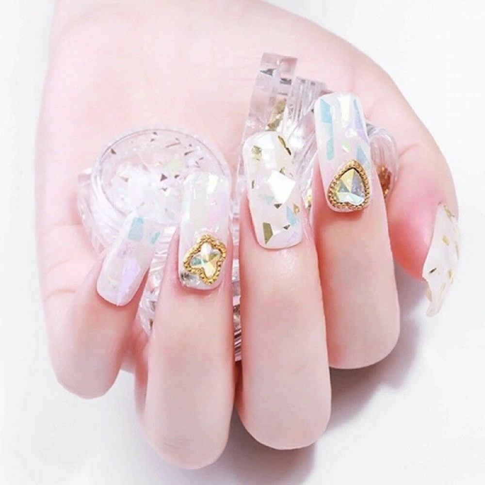 6 цвята ефект счупено стъкло