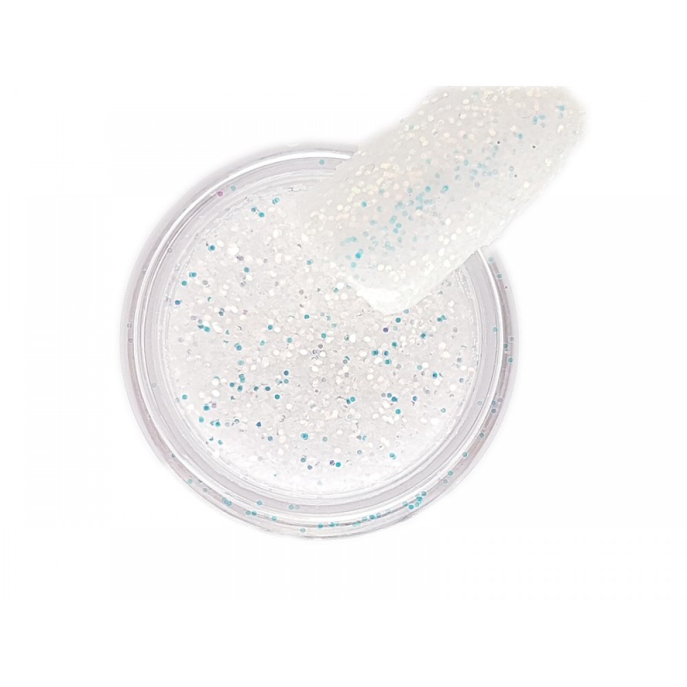 Празничен бял брокат Празничен бял брокат