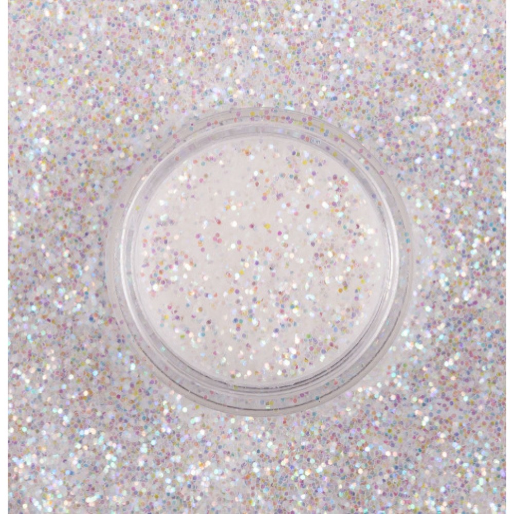 Микроблясък в бяло