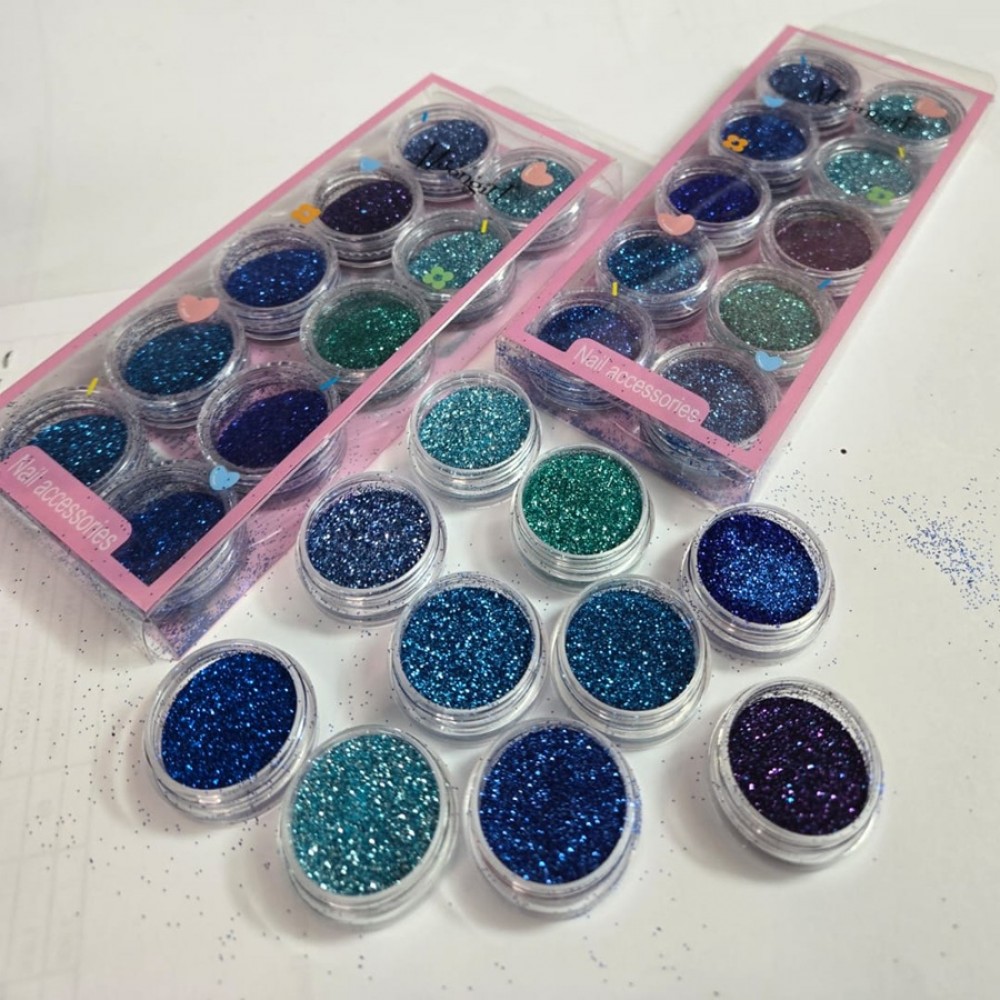 10 модела Декорации за маникюр в синьо 10 модела Декорации за маникюр в синьо