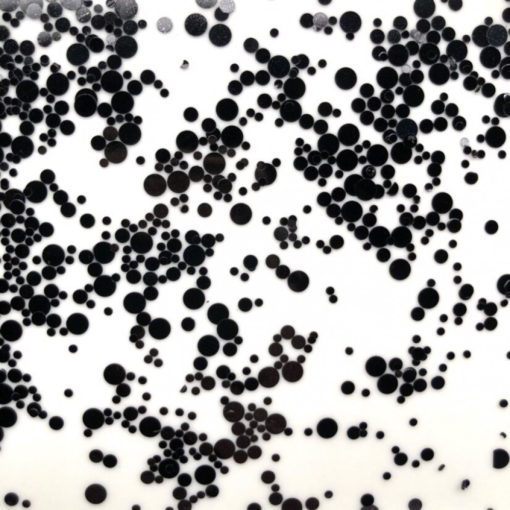 Конфети едноцветни кръгчета Black