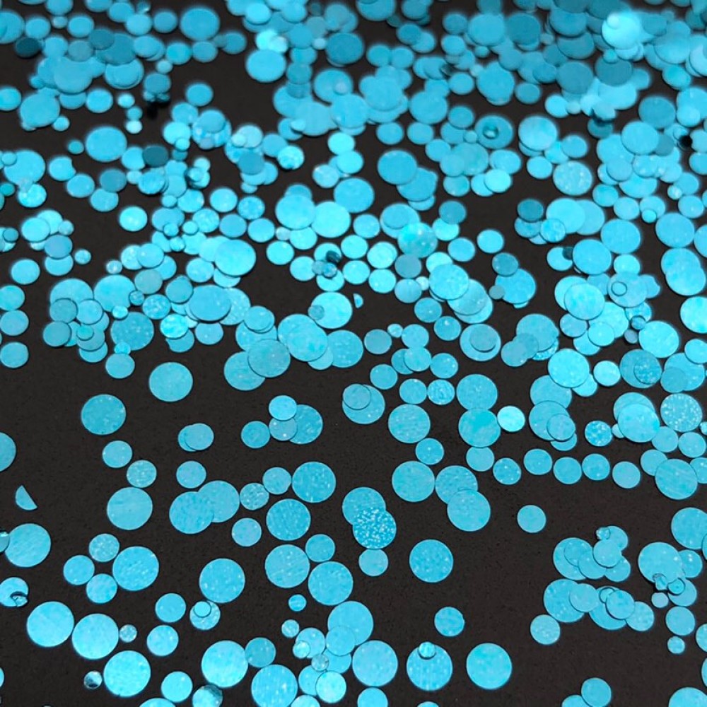 Конфети едноцветни кръгчета Light blue